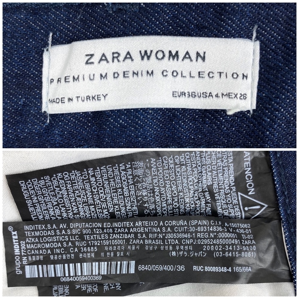 Zara | The Heritage Straight High Waist Jeans - Picture 7 of 8